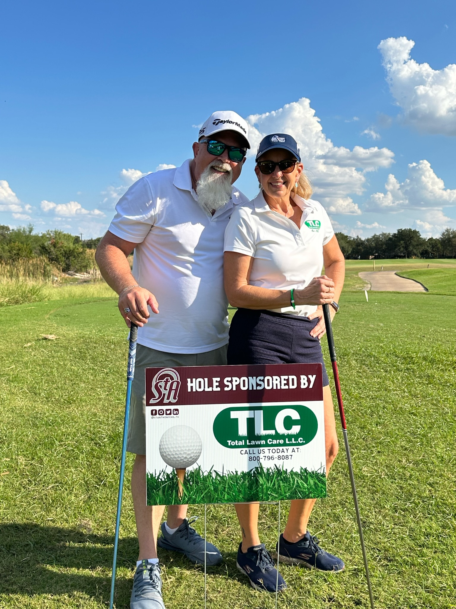 TLC golf team - company polos