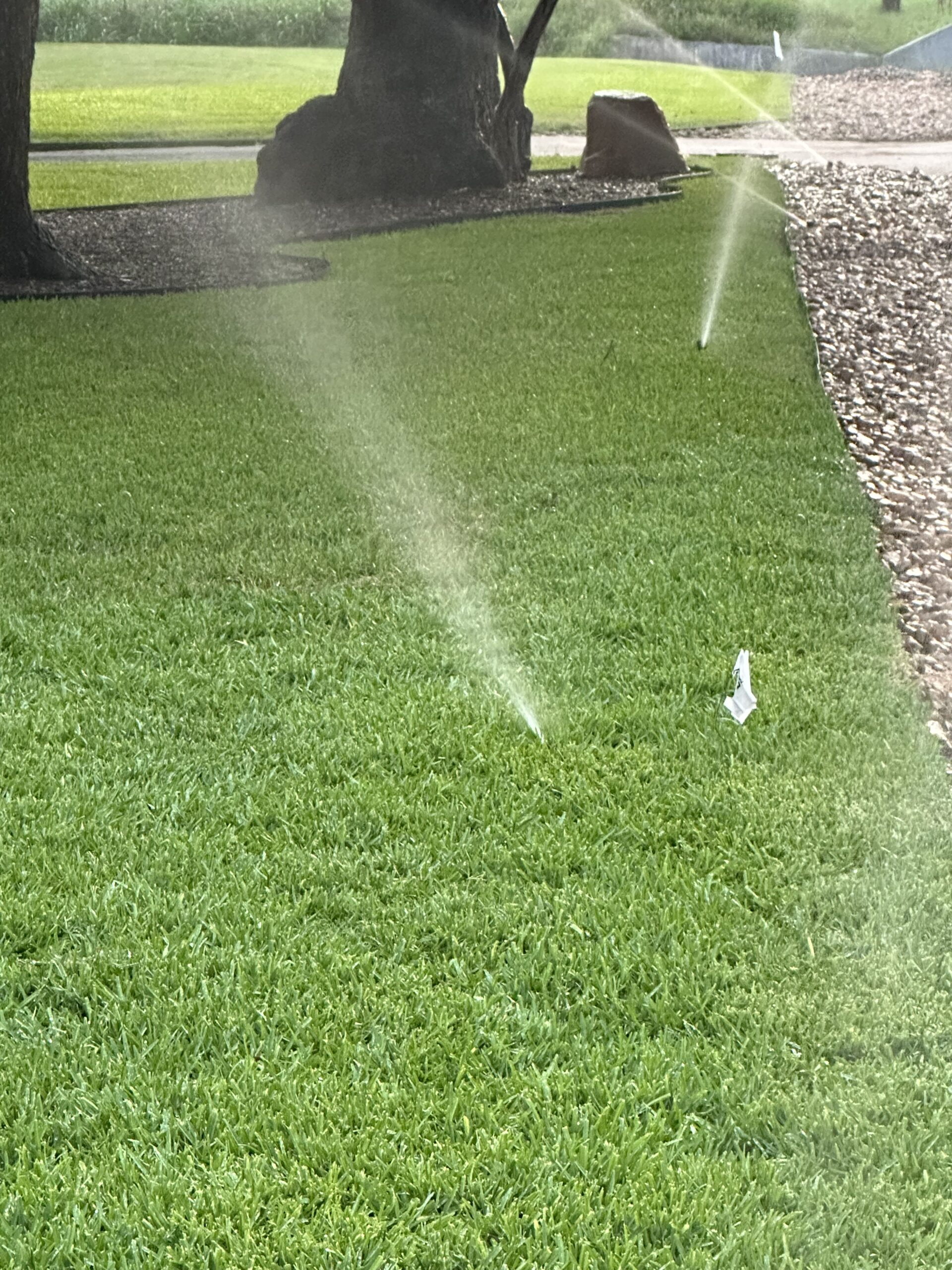 newly installed and optimized irrigation system by TLC Total Lawn Care LLC